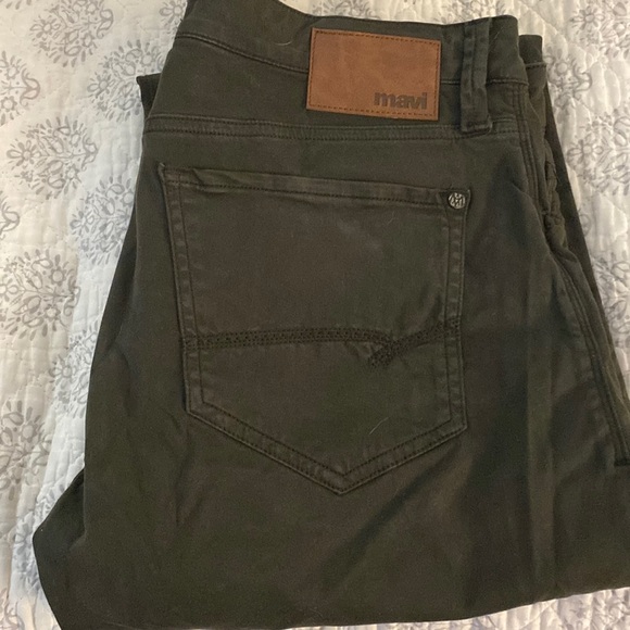 Mens Mavi dark green jeans. Very soft! - Picture 2 of 4